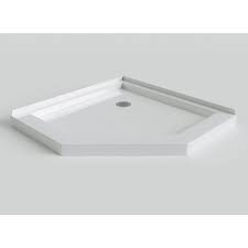 Mirolin SB38NA1 Sorrento Neo-Angle Shower Base, White