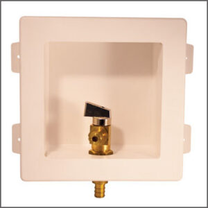 AQUA-DYNAMIC 3125-720 Valved Icemaker Box, White