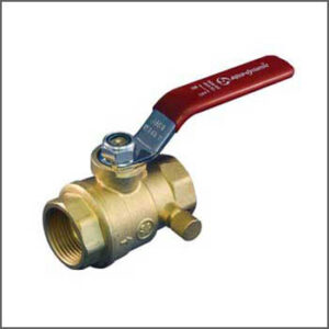 AQUA-DYNAMIC 1197-553 Solder Ball Valve, 1/2 in, Straight, Brass Body, Full Port
