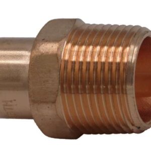 CB Supplies 100636076 Pressure Adapter, 1/2 in x 3/4 in, C x M, Copper