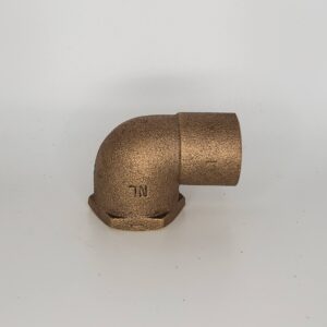 CB Supplies 100807007 90 deg Pressure Elbow, 3/4 in, C x FNPT, Copper, Lead-Free