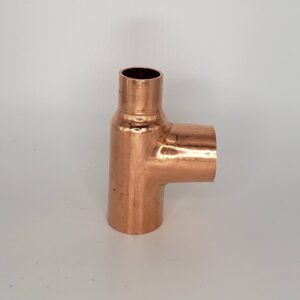 CB Supplies 100601244 CCC Tee, 2 x 1-1/2 x 1-1/4 in, Wrought-Copper Pressure Fitting