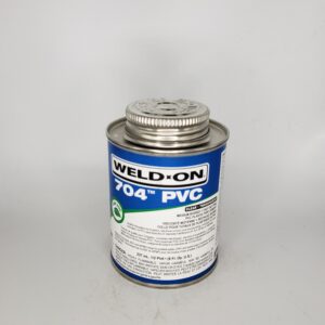 Weld-On® 12691 704™ PVC Cement, 236 mL Container, Clear