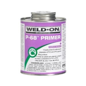 Weld-On® 12485 Primer, For use with PVC and CPVC pipe and Fitting surfaces, Purple, 473 mL Container