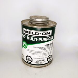 Weld-On® 12466 790™ PVC Cement, 236 mL Container, Clear