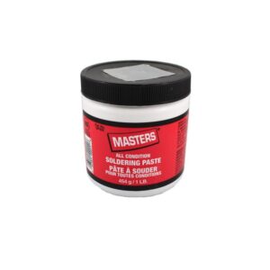 Masters® SP454 Soldering Paste, 454 g Tub, Light Brownish to White