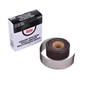 Oatey® 31320 Open Mesh Cloth, 1-1/2 in x 180 in L, 180 Grit, Nylon/Aluminum Oxide Abrasive