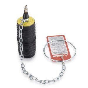 Cherne® 276238 Plumbing Test-Ball Plug, 2 to 3 in, 35 psi, Natural Rubber