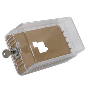 Robertshaw® 190-052 Thermostat Guard, 6-1/4 in H x 3-1/2 in W x 3-1/4 in D, Plastic, Transparent