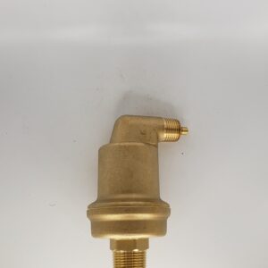 Ontor VTP050FT Spirotop Air Eliminator, 1/2 in, FNPT x MNPT Connection, 150 psi, Brass