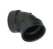 Approved Vendor 5460 ABS DWV 60 deg Elbow, 4 in, H x H, Black