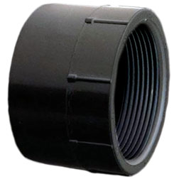 Approved Vendor 5494 ABS DWV Female Adapter, 1-1/2 in, H x FIPT, Black