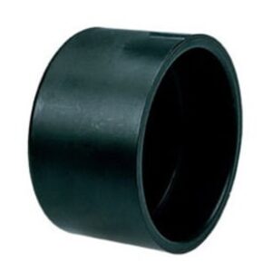 Approved Vendor 5551 ABS DWV Solid Permanent Cap, 3 in, Hub, Black