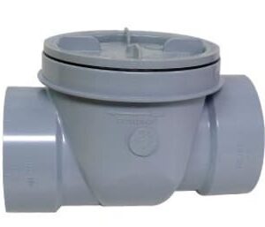 Canplas 223284 PVC DWV Backwater Valve, 4 in, H x H
