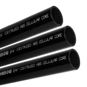 BOW 586248 ABS DWV Foam Core Pipe, 3 in x 12 ft
