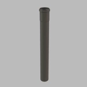 Centrotherm Eco Systems ISVL032 Innoflue Single Wall Vent Length, Polypropylene, 3 in Dia x 24 in L, Gray