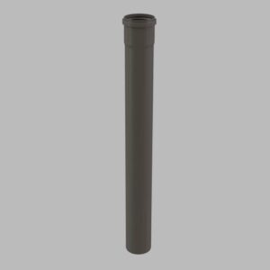 Centrotherm Eco Systems ISVL043 Innoflue Single Wall Vent Length, Polypropylene, 4 in Dia x 36 in L, Gray