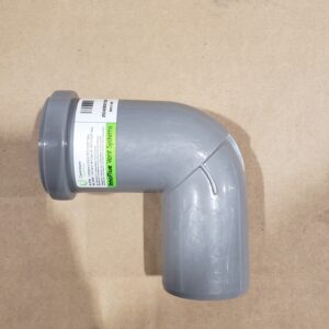 Centrotherm Eco Systems ISELS0287 87 deg Elbow, 2 in, Polypropylene, Gray