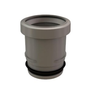 Centrotherm Eco Systems ISAGL0202 PVC To PP Appliance Adapter, 2 in Dia, Polypropylene, Gray