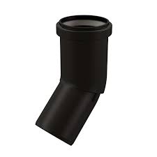 Centrotherm Eco Systems ISELS0245UV 45 deg Elbow, 2 in, Polypropylene, Black