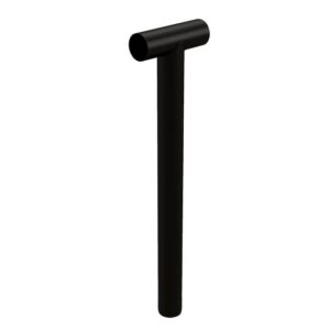 Centrotherm Eco Systems ISTT0220 Termination Tee, Polypropylene, 2 in Dia x 28.8 in L x 7-1/2 in W, Black Oxide