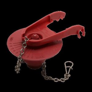 Fluidmaster® PRO56 Universal Solid-Frame Adjustable Flapper, 2 in Dia, Rubber, Red