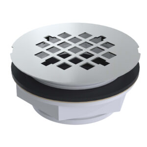 +osb SD12 SD Series PVC Shower Drain, 2 in, Compression Connection, PVC Drain