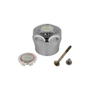 Master Plumber® 152 Waltec® Crown Handle Kit, Plastic, Chrome
