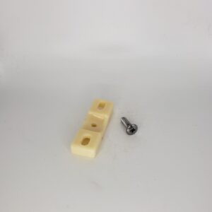 Master Plumber® .198C Replacement Waste/Overflow Bar With Centre Screw, Nylon, Bone