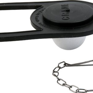 Master Plumber® 212 Old-Style  Crane Replacement Flapper, Rubber, Black