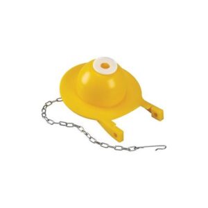 Master Plumber® 213HL Toilet Flapper, 3.9375 in Dia, Vinyl, Yellow