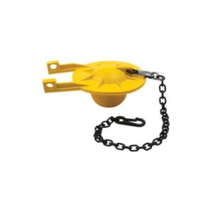 Master Plumber® 213L Crane-Style Long-Life Rubber Flapper, Rubber, Yellow