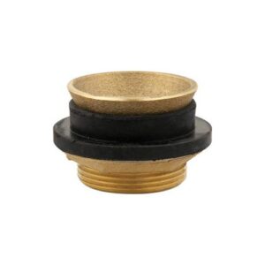 Master Plumber® 220B Closet Spud Assembly, 1-1/2 in, Brass, Black