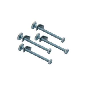 Master Plumber® 426 Sink Installation Clamps (Pack of 4), 3-1/2 in L, Stainless Steel