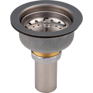 Master Plumber® Q427S Basket Strainer Assembly, 4-1/2 in, Stainless Steel