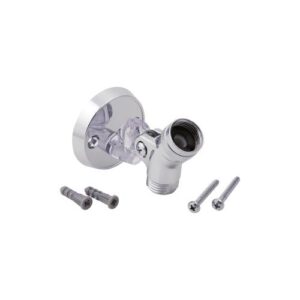 Master Plumber® 511WBC Handshower Connector and Wall-Bracket Kit, Metal, Chrome Plated