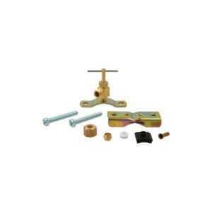 Master Plumber® 522X Self-Tapping Strap Needle Valve Kit, 1/4 OD in, Brass Body