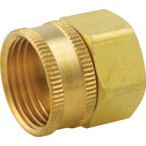 Master Plumber® 528B Swivel Hose Adapter, 3/4 in, Female Hose x FIP, Brass
