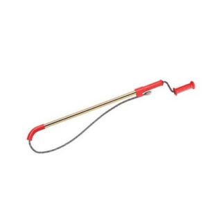 General Pipe Cleaners T6FL General Wire Auger, 6 ft L Cable, Vinyl Grip Handle, Orange
