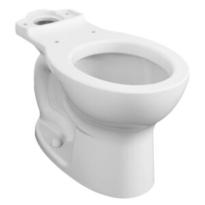 American Standard 3517D101.020 Toilet Bowl, Cadet® Pro, White, Round Front Shape, 1.28 gpf, 12 in Rough-In, 2-1/8 in Trapway, 15 in H x Rim