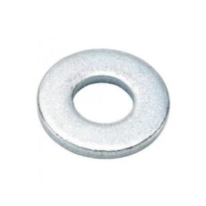 The Bolt Supply FWZC38 Flat Washers, 3/8 in, 7/16 in ID x 1 in OD, 5/64 in THK, Mild Steel