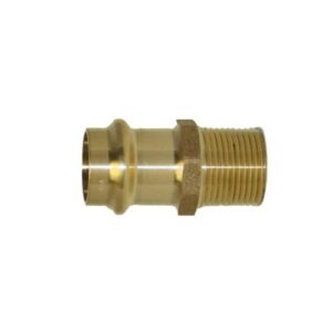 Apollo™ 10075814 804 Series Press-Fit Adapter, 2 in, Press x MNPT, Brass