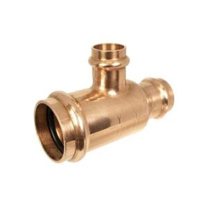 Apollo™ 10077750 811R Series Press-Fit Tee, 1-1/4 x 1 in, Press, Copper