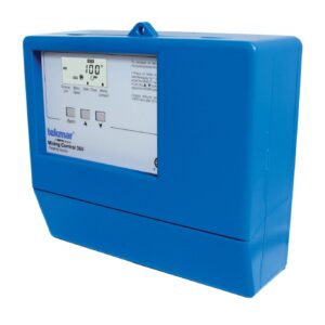 Tekmar® 360 Mixing Control, Floating Action, NTC Thermistor Sensor, LCD Pushbutton User Interface, Blue