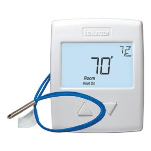 Tekmar® 519 Thermostat, 1 Stage, White