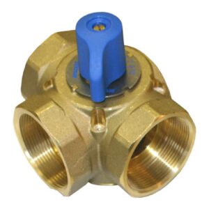 Tekmar® 714 3-Way Mixing Valve, 2 in, FNPT, 146 psi, Brass Body