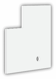 Axiom ENDPLATE Hydronic End Plate, Plastic