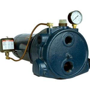 FPS 91140010 FP1CI-C RM2 Series Convertible Jet Pump, 1-1/4 in FNPT Inlet 1 in FNPT Outlet, 1 Phase, 1 hp, 115/230 VAC, Cast Iron