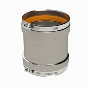 Z-Flex® 2NVAFF3 Appliance Adapter, 3 x 5-1/2 in, Stainless Steel