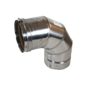 Z-Flex® 2NVE490 90 deg Elbow, 4 in, Stainless Steel